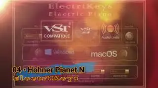 Virtual Hohner Pianet N: Preset from ElectriKeys VST VST3 Audio Unit EXS24 KONTAKT + Clavinet D6