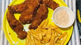 KFC Style Crispy Chicken Strips Recipe By Kitchen Stories | Quick And Easy Recipe