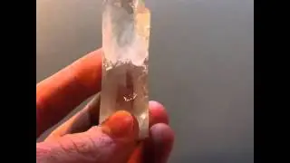 Clear quartz crystal / Mont Blanc massif