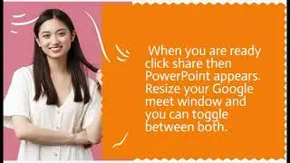 How can you display a PowerPoint presentation on Google Meet?