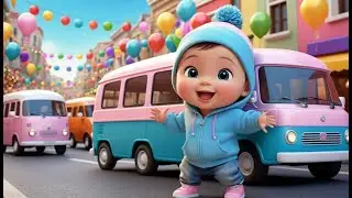 Colorful Van New Year Parade | Fun Learning & Action Song for Toddlers
