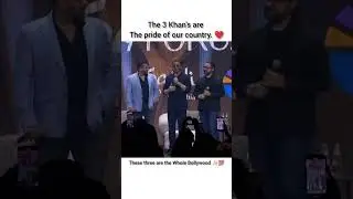 SRK, Salman Khan & Aamir Khan at Joy Forum, Riyadh 🤩
