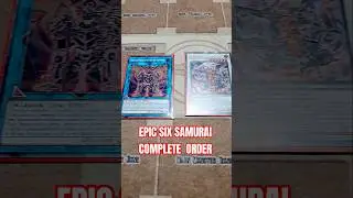 Yugioh, complete 6 Six Samurai extra Deck! #yugioh #shorts #fypシ゚viral