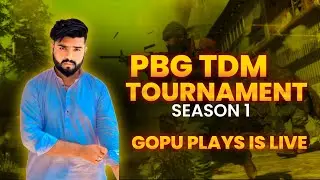 🇵🇰PBGP TDM TOURNAMENT FIRST DAY🔥🇵🇰|PUBG MOBILE | GOPU PLAYz