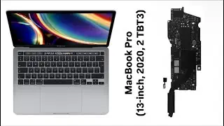 MacBook Pro (13-inch, 2020, 2 TBT3)&lrm; Logic Board & Touch ID Replacement