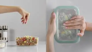 Smart Seal Glass Rectangular Container 400ml | OXO Australia