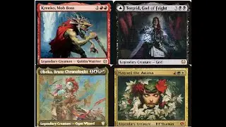 Krenko, Tergrid, Obeka, Mayael Commander EDH gameplay!