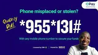 Opay has added a useless security feature that'll never secure your account. lock your sim instead