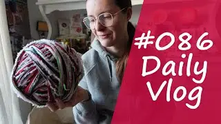 #086 - Fingerstricken mit Restegarn - Daily Vlog - EINFACH Kathrin
