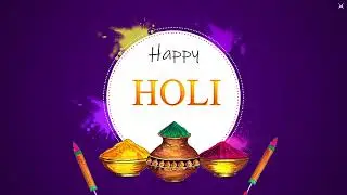 Happy Holi | ANIMATION | FESTIVE VIDEO
