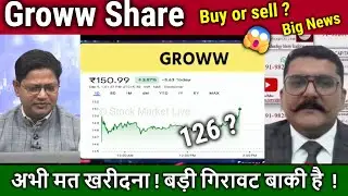 Groww Share News,कितना गिरेगा ?Buy,Hold or sell ?Analysis/Groww share latest news Result,target 2030