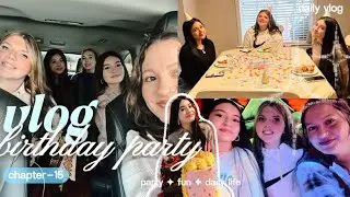 MY 15TH BIRTHDAY PARTY II ice skating + friends + vlog!! 🎂⛸️