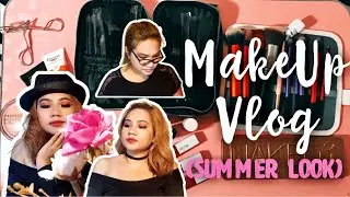 MY SIGNATURE SUMMER LOOK (No false lashes) || MAKEUP VLOG || Dada & Destiny's World