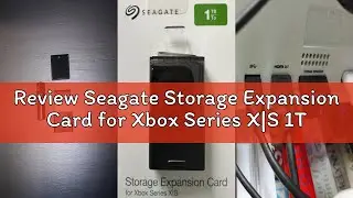Review Seagate Storage Expansion Card for Xbox Series X|S 1TB, SSD, Plug and Play NVMe Expansion SSD