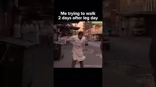 Every week 😂 #legday #legsworkout #bodybuilding #bodybuilder #workout #legs #sorelegs #funny #memes