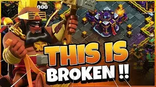 Th15 Queen Charge Twin Hog Powerful Attack Strategy | Super hogs+ Normal hogs- Clash Of Clans