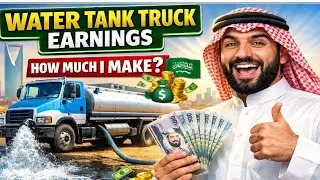 How Much Does a Water Tank Truck Earn in Saudi Arabia? 💰🇸🇦 (Shocking!) سعودی عرب میں 