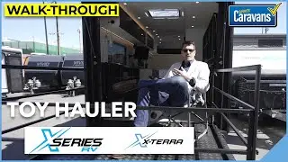 X Series X   Terra 19ft Toy Hauler Walk - through