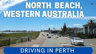 Driving from BALCATTA to NORTH BEACH (Perth,  Western Australia)