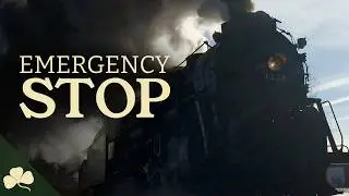 Steam Locomotive Makes Emergency Stop
