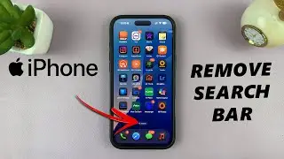 How To Remove Search Bar From iPhone Home Screen
