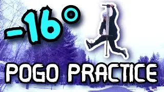 POGO STICKING IN THE COLD!