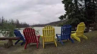 Jasper, AB, Becker's Chalet's - Athabasca River Walk Along -  - August 2, 2025