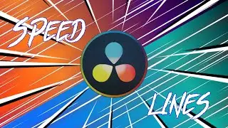 Anime Speed Lines Effect | Davinci Resolve