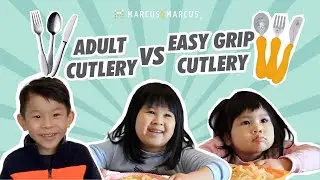 Adult Cutlery vs Easy Grip Cutlery｜Marcus & Marcus