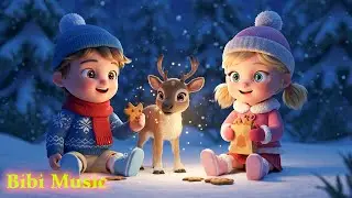 Dozi & Marry & The Lost Little Reindeer 🎶 Fun Song for Kids | Bibi Music #ai #kidssongs #babysongs