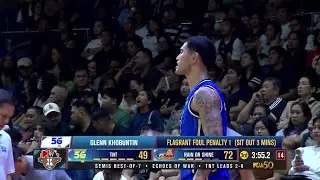 Glenn Khobuntin FLAGRANT 1 FOUL in 3Q | PBA Season 49 Philippine Cup Game 3 Semifinals