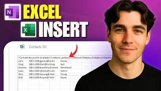 How To Insert And Use An Excel Spreadsheet In OneNote (Tutorial 2026)