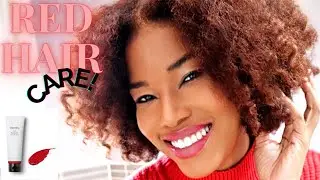 #redhair How I Maintain My Red Hair | Wash Day Routine for Red Hair | Sandy Esprit
