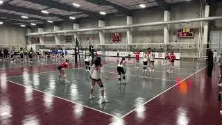 MN Select Playdate 2025 - Crossfire 14-2 vs White Hawks 14-1 - Set 1