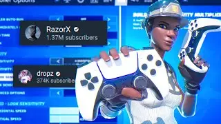 Trying The BEST Console Controller Players Settings! (ft. RazorX and Dropz)