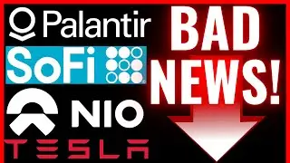 PLTR Stock News HUGE Price Target Cut! Nio earnings report! Sofi stock price prediction! TSLA update