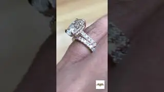 Custom Made Bridal Sets Diamond Engagement Ring in 14k Rose Gold