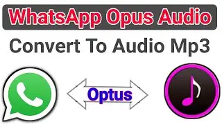How To Convert Whatsapp Audio To Mp3 || Latest Method In Hindi Opus To Map3 @vehariwale