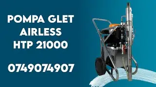 Pompa glet airless pentru uz industrial aplicand glet duraziv fp23