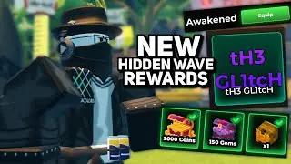 New Hidden Wave Secret Rewards | The Glitch Title | Awakened Achievement | Roblox TDS