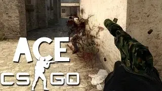CS:GO ACE on pistol round | All HS
