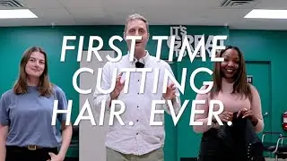 First Haircut Ever… On His Wife 😅