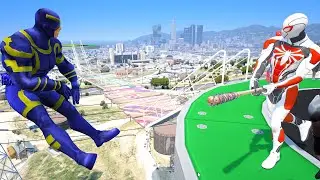 GTA 5: THAT WAS BRUTAL! SPIDER-MAN WITH A BASEBALL BAT vs  SUPERHEROES! (Euphoria Physics) Ep.77