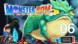 Crystal Caves Ancient Frog Boss Monster Boy and the Cursed Kingdom Part 6   Nintendo Switch Gameplay