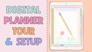 Digital Planner Setup Guide on iPad 💖 | How to Use Digital Planner | GoodNotes 6 ✏️ ✨