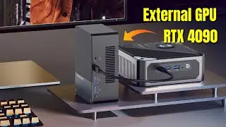 MOREFINE G1 RTX 4090M eGPU Review || Portable External GPU