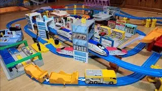 Ultimate Plarail City Layout 🚄 Shinkansen Meets Tomica | 15-Minute Relaxing Train Play