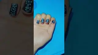 dotted nail art 💅 #dottingtool #dottednailart