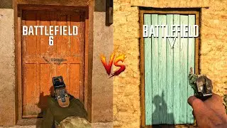 Battlefield 6 vs Battlefield 5 Door DESTRUCTION Physics Test