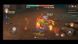 Perdition palace floor 290 vs F2P build 1.7m power (Jellal boss) | Fairy Tail Fierce Fight
